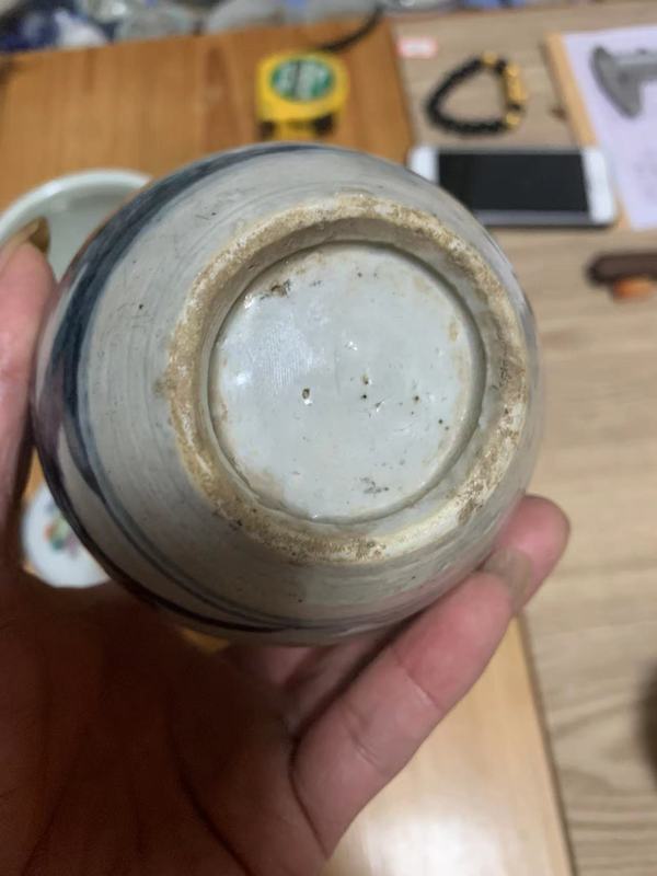 古玩陶瓷青花山水紋罐拍賣,當前價格1111元