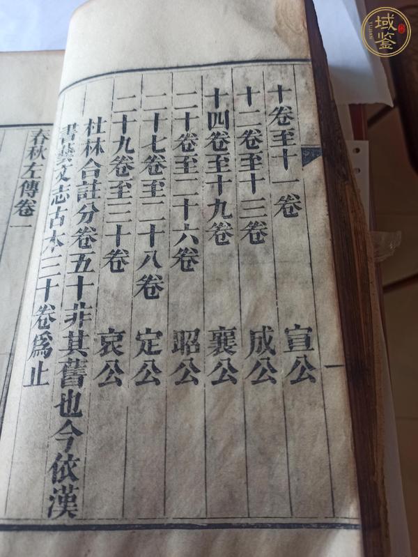 古玩字畫(huà)《春秋左傳》真品鑒賞圖