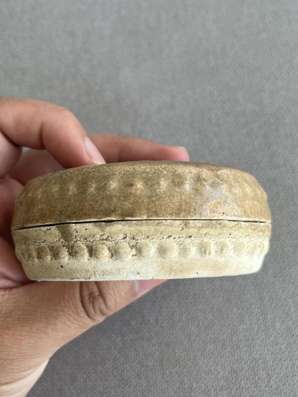 古玩陶瓷影清印花粉盒拍賣,當前價格1500元