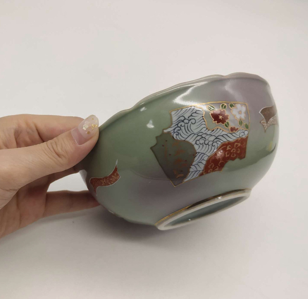 古玩陶瓷花口碗拍賣,當前價格135元
