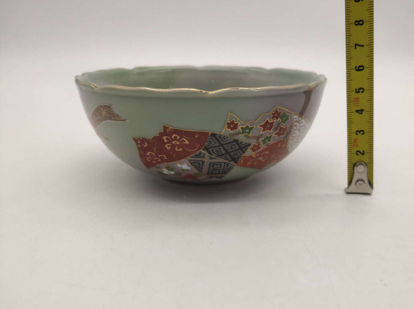 古玩陶瓷花口碗拍賣,當前價格135元