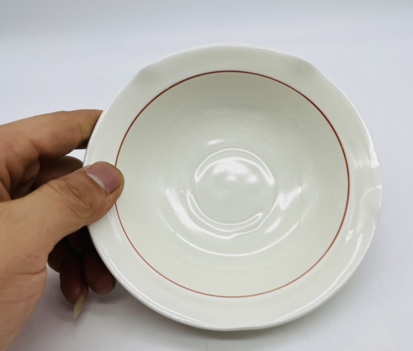 古玩陶瓷花卉紋五彩碗拍賣,當前價格150元