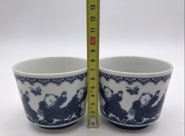 古玩陶瓷嬰戲紋青花杯拍賣,當(dāng)前價(jià)格220元