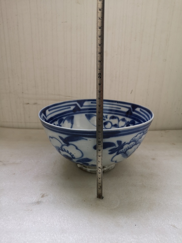 古玩陶瓷磁州窯青花花卉紋碗拍賣,當(dāng)前價(jià)格789元