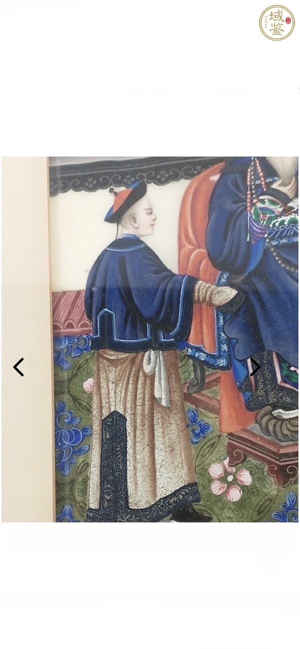 古玩字畫通草人物畫真品鑒賞圖