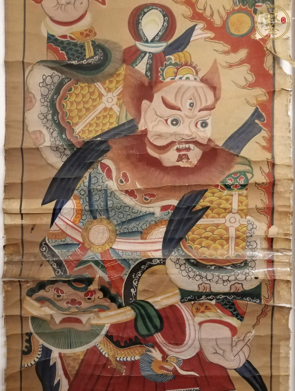 古玩字畫神像一組真品鑒賞圖