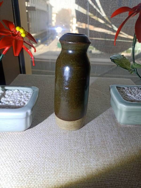 古玩陶瓷明代茶葉末釉瓶拍賣,當前價格999元