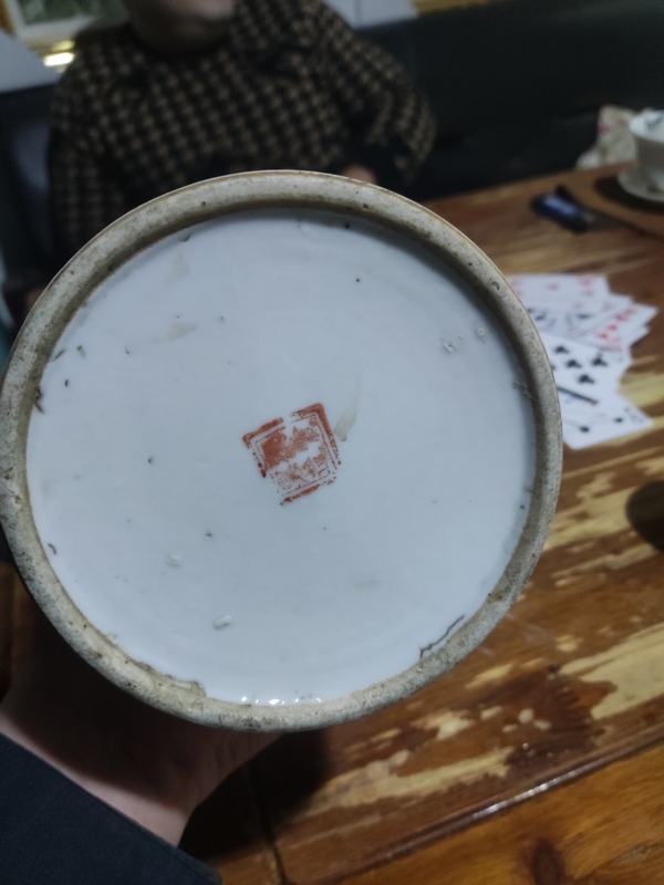 古玩陶瓷晚清東方朔偷桃帽筒拍賣,當(dāng)前價格3688元