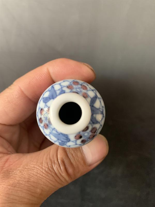 古玩陶瓷青花釉里紅人物故事鼻煙壺拍賣,當前價格8888元