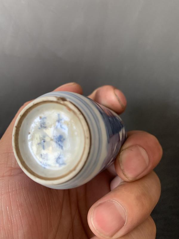 古玩陶瓷青花釉里紅人物故事鼻煙壺拍賣,當前價格8888元