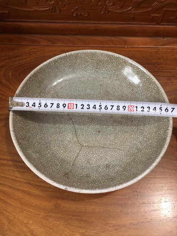 古玩陶瓷哥釉七星大盤拍賣,當前價格1888元
