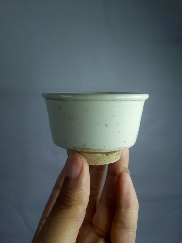 古玩转卖【清早期】☞单色白釉杯☜【精美】拍卖，当前价格138元