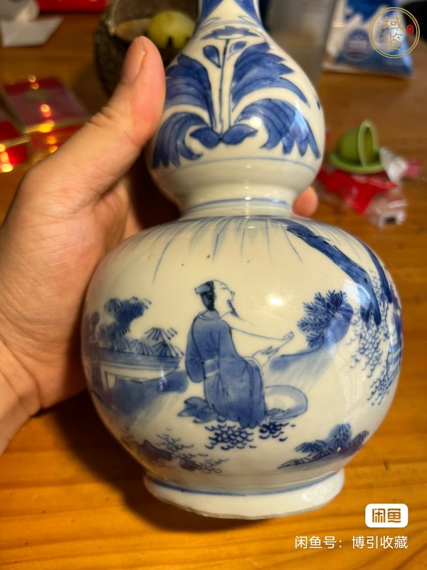 古玩陶瓷青花葫蘆瓶真品鑒賞圖