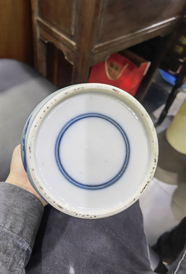 古玩陶瓷斗彩人物故事紋瓶拍賣,當前價格22000元