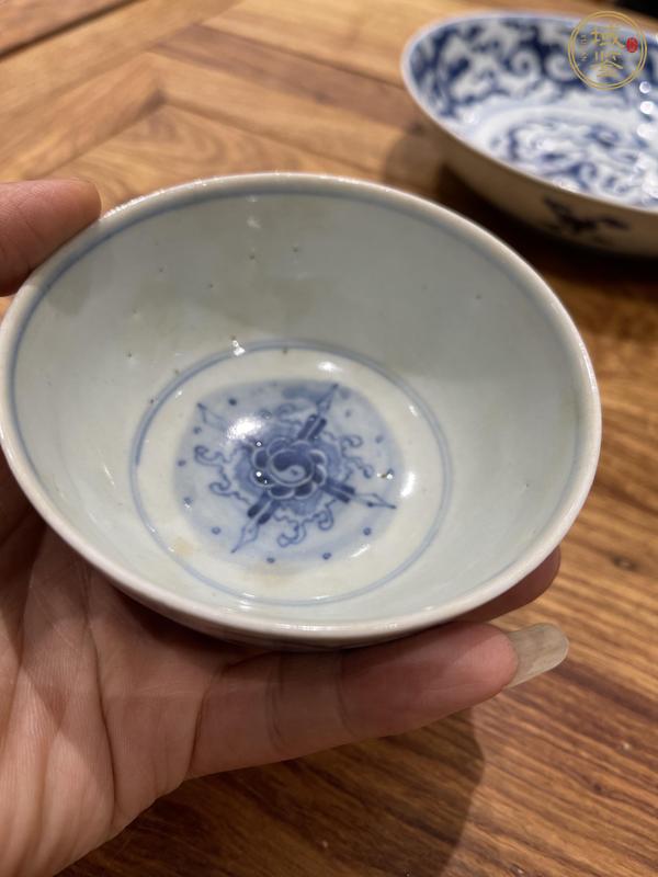 古玩陶瓷青花龍馬碗真品鑒賞圖