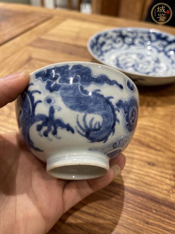 古玩陶瓷青花龍馬碗真品鑒賞圖