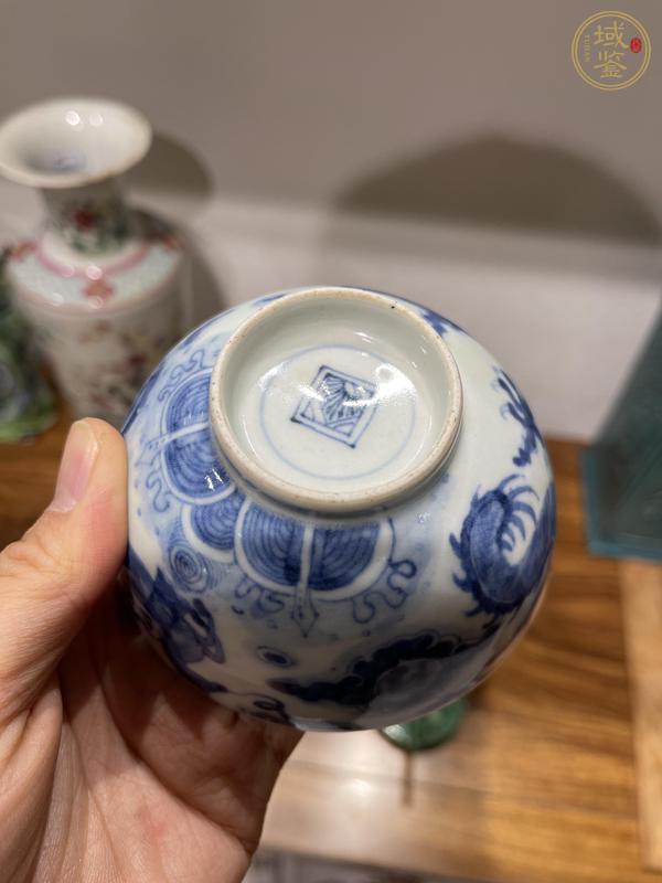 古玩陶瓷青花龍馬碗真品鑒賞圖