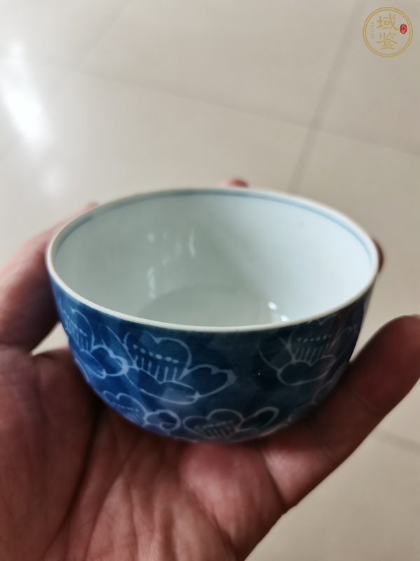 古玩陶瓷青花杯真品鑒賞圖