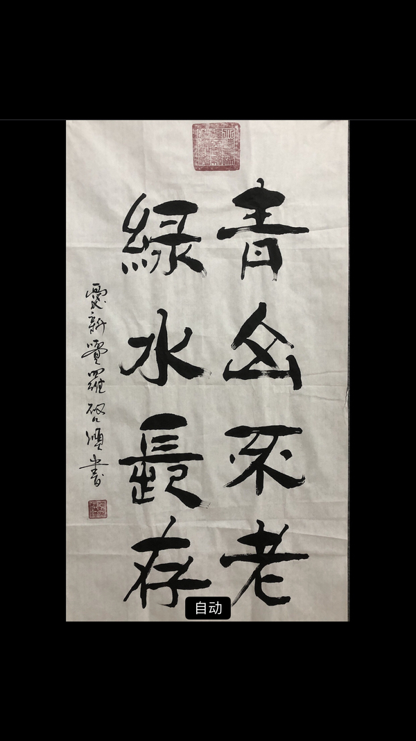 古玩字画皇家书法家爱新觉罗启顺精品书法拍卖，当前价格199元