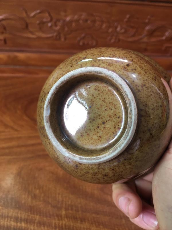古玩陶瓷精品鱔魚黃釉蓋碗拍賣,當前價格4888元