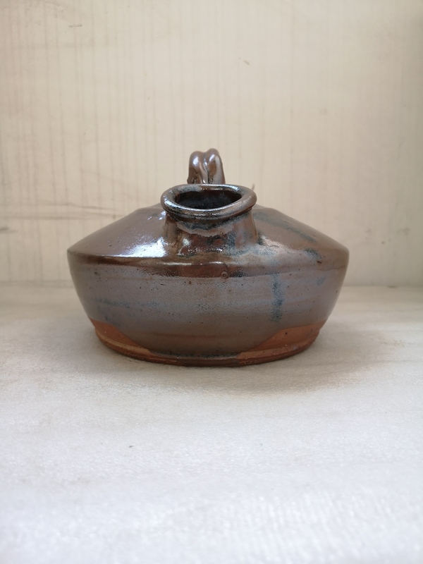 古玩陶瓷磁州窯紫金釉虎子拍賣,當前價格1600元