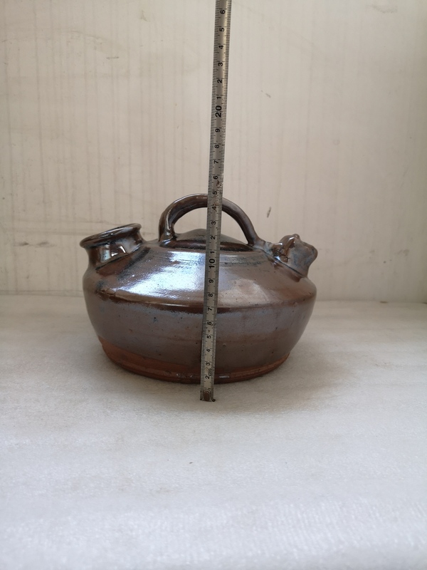 古玩陶瓷磁州窯紫金釉虎子拍賣,當前價格1600元