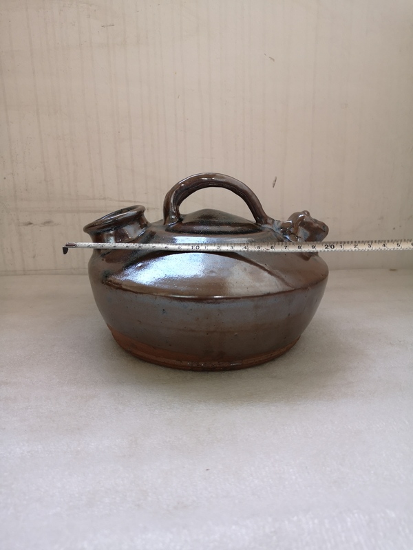 古玩陶瓷磁州窯紫金釉虎子拍賣,當前價格1600元