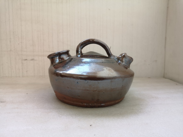古玩陶瓷磁州窯紫金釉虎子拍賣,當前價格1600元