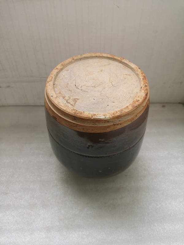 古玩陶瓷磁州窯窯變黑釉雙系瓶拍賣,當(dāng)前價格680元