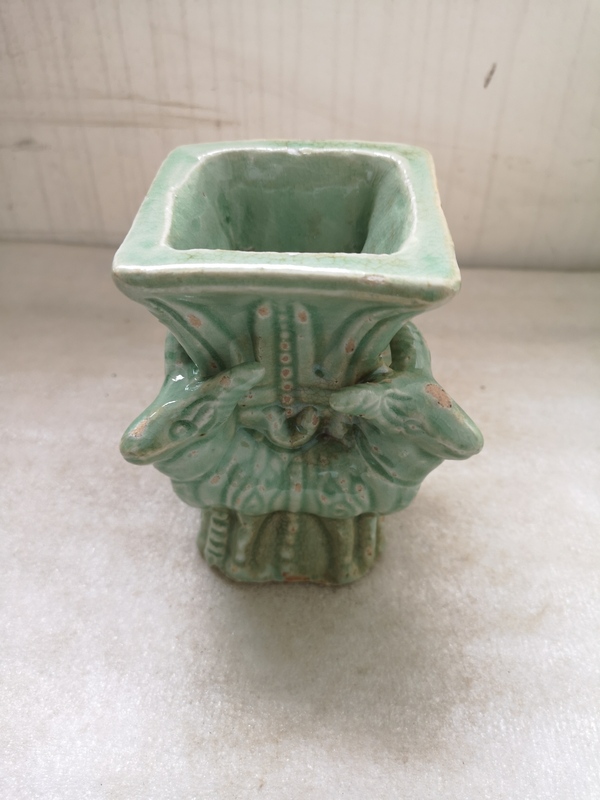 古玩陶瓷青瓷四羊方尊拍賣,當前價格298元