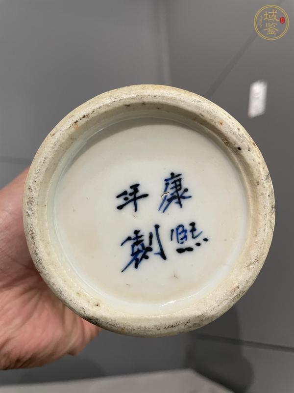 古玩陶瓷雞腿蓋瓶真品鑒賞圖