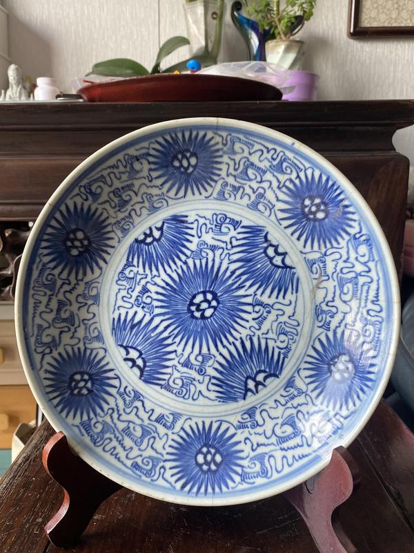 古玩陶瓷太陽花拍賣,當前價格500元