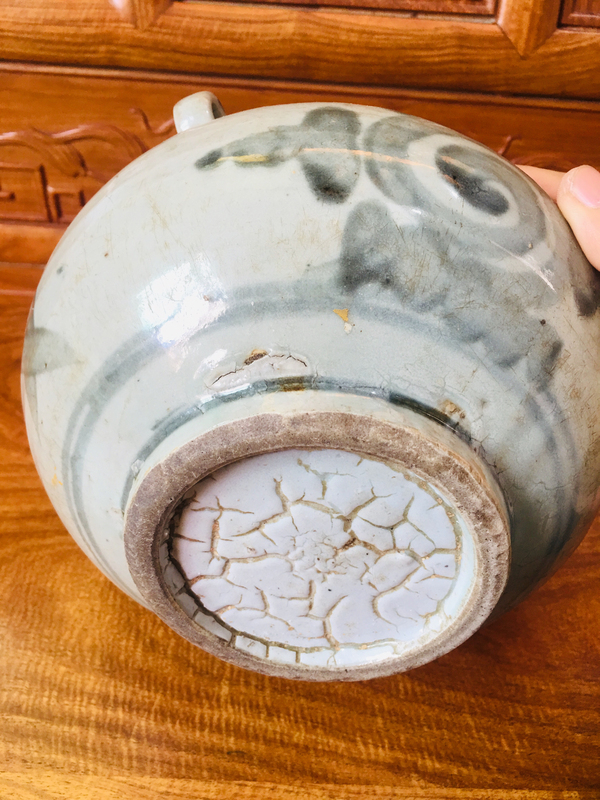 古玩陶瓷明代青花四系洗拍賣,當前價格0元