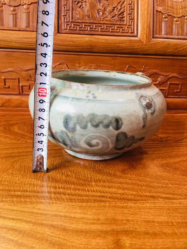 古玩陶瓷明代青花四系洗拍賣,當前價格0元