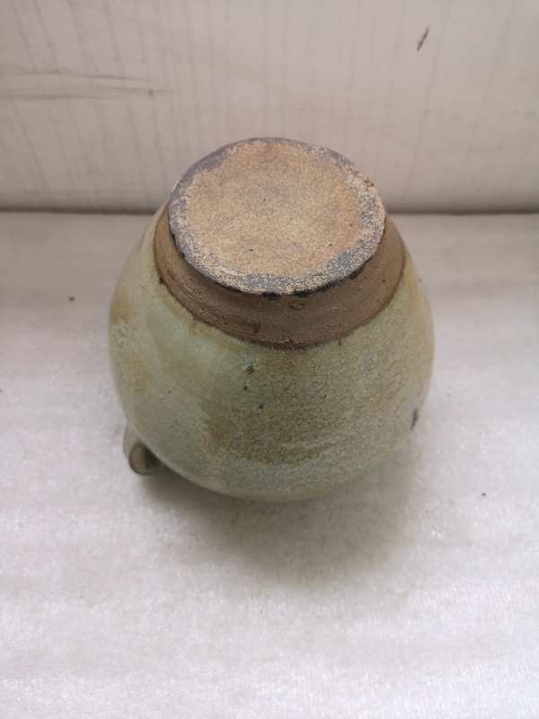 古玩陶瓷白釉綠彩仿鈞釉雙系罐拍賣,當(dāng)前價(jià)格850元