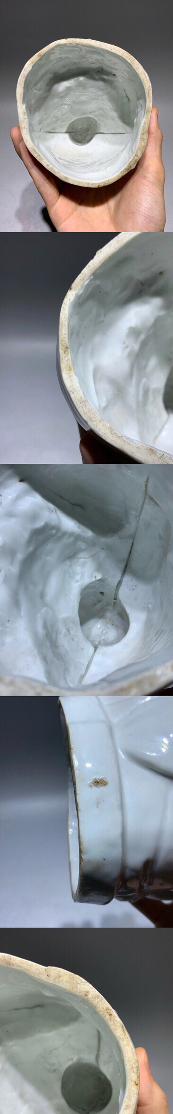 古玩陶瓷白釉彌勒佛塑像拍賣,當前價格4888元