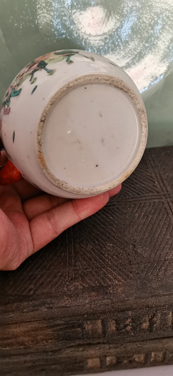 古玩陶瓷民國粉彩人物紋提梁壺拍賣,當前價格1800元