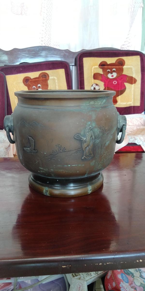 古玩铜器民国铜炉拍卖，当前价格888元