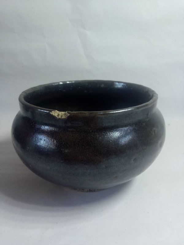 古玩陶瓷【清】磁州窑黑釉罐拍卖，当前价格0元