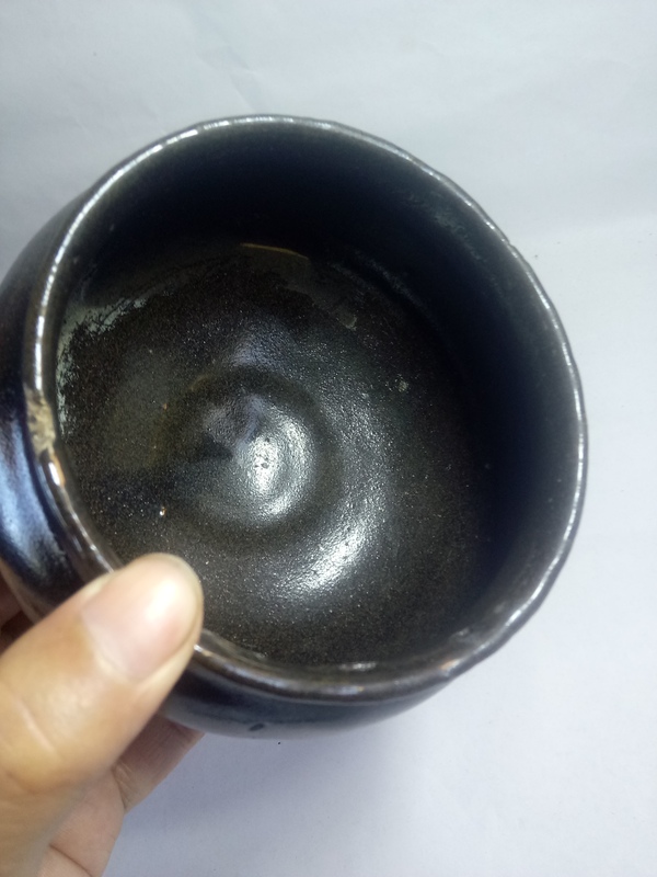 古玩陶瓷【清】磁州窯黑釉罐拍賣,當前價格288元