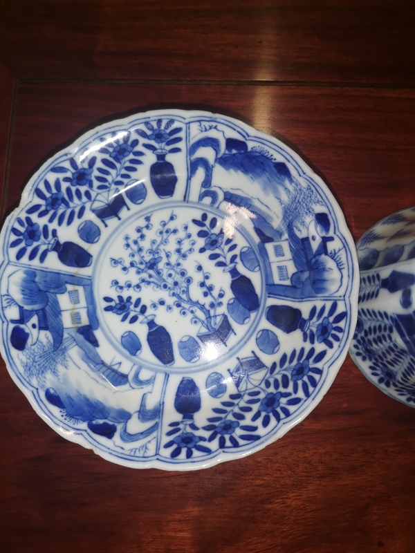 古玩陶瓷青花杯盤拍賣,當前價格2480元