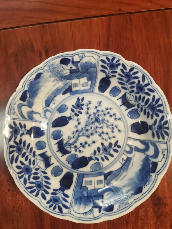 古玩陶瓷青花杯盤拍賣,當前價格2480元