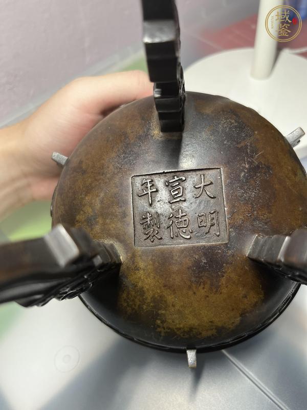 古玩銅器鼎式爐真品鑒賞圖