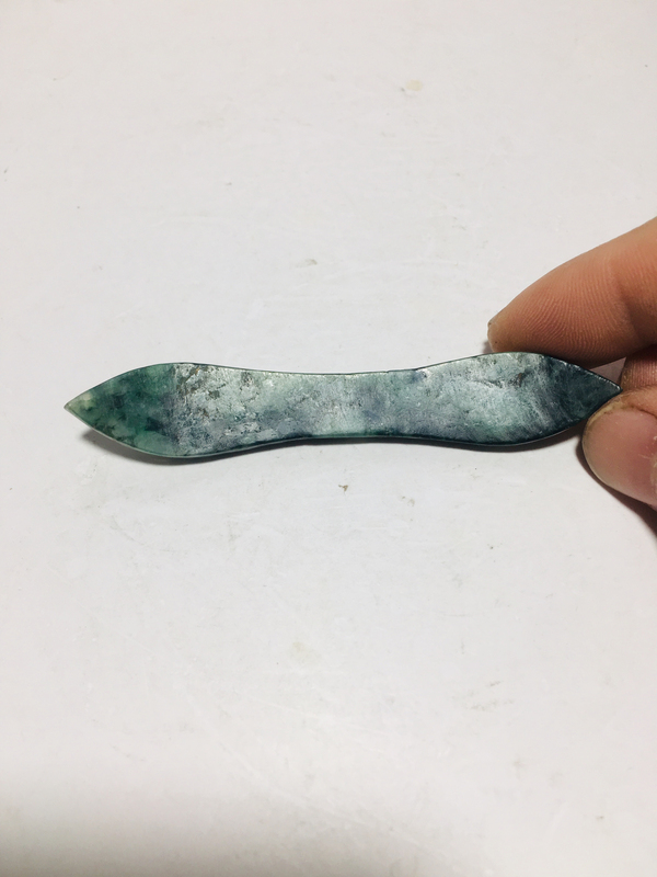 古玩玉器清代翡翠發簪拍賣,當前價格888元