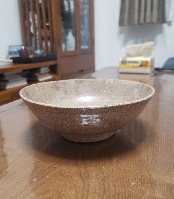 古玩陶瓷哥釉墩式碗拍賣，當(dāng)前價(jià)格888元