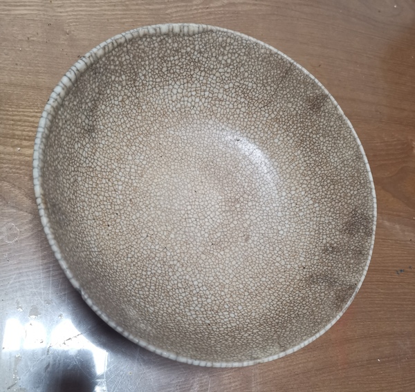 古玩陶瓷哥釉墩式碗拍賣,當前價格888元