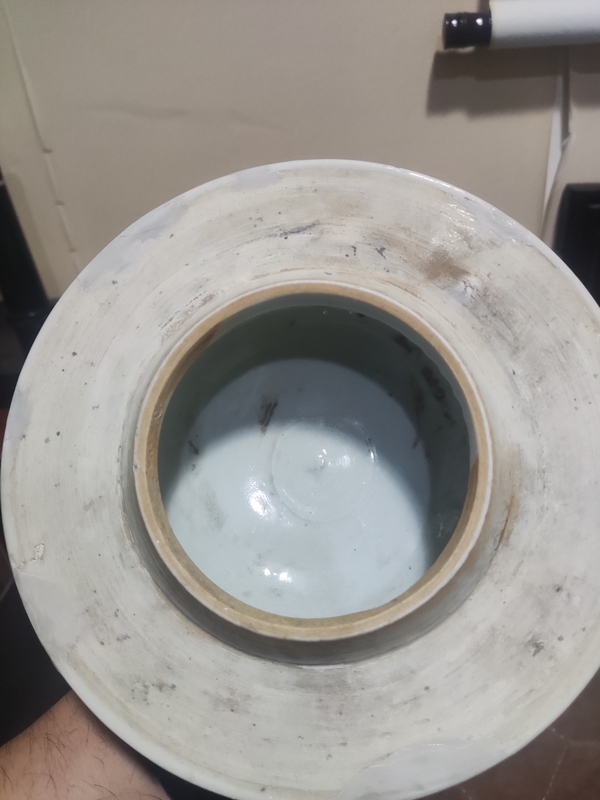 古玩陶瓷清代雍正青花鳳眼花卉紋將軍罐拍賣,當前價格3688元