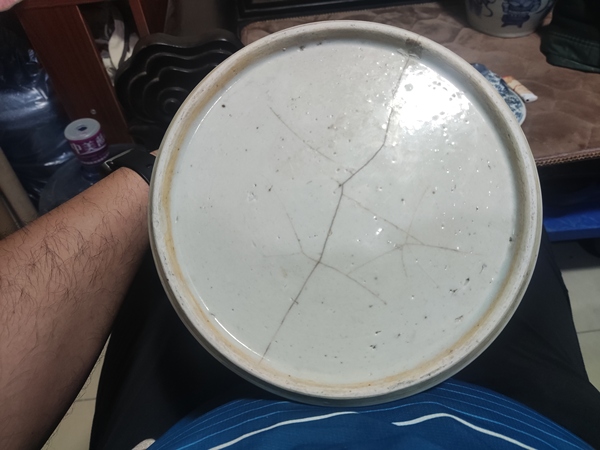 古玩陶瓷清代雍正青花鳳眼花卉紋將軍罐拍賣,當前價格3688元