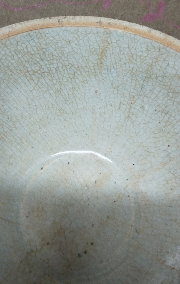 古玩陶瓷宋代 六出筋影清碗拍賣,當前價格368元