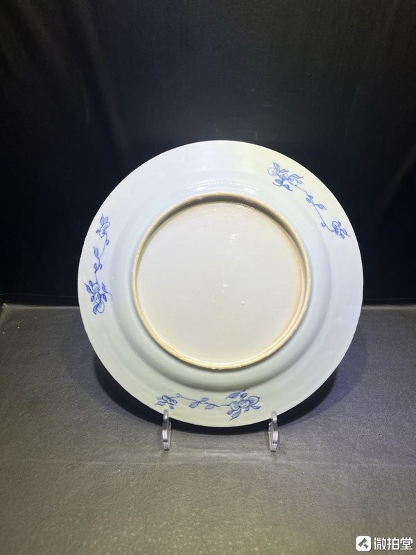 古玩陶瓷青花人物故事盤拍賣,當前價格6000元